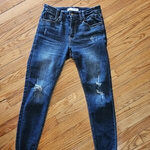 Kancan Distressed Blue Jeans 5/26